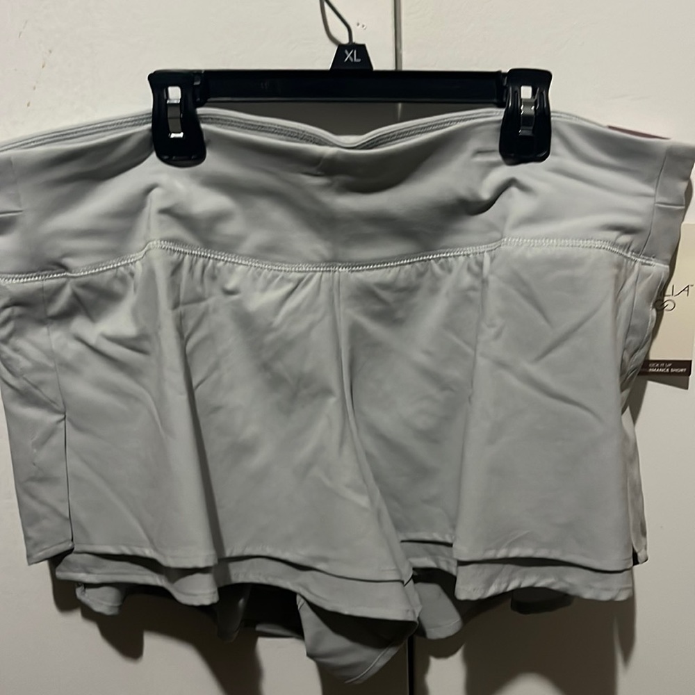calia by carrie underwood Womens Kick It Up Performance Blue Short Size XL